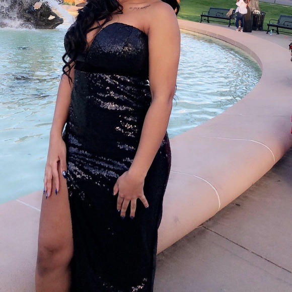 Black Prom Dress - Picture 2 of 3